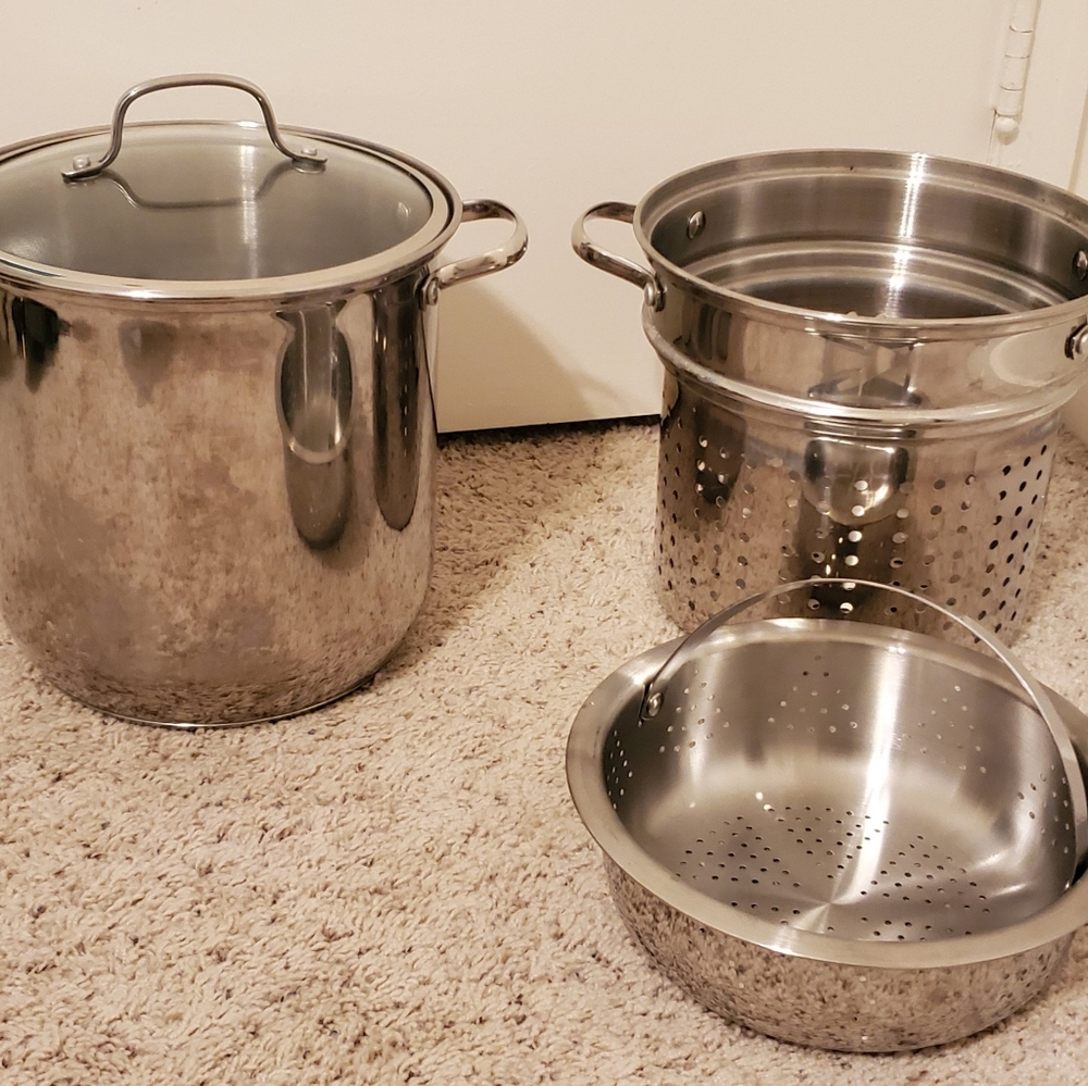 Hamilton Beach 8 qt pasta cooker steamer